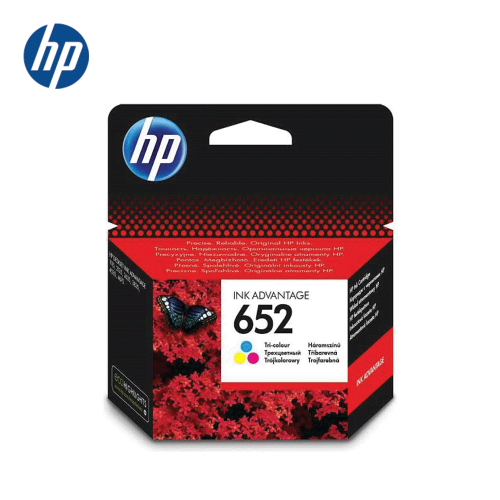 HP 652 INK ADVANTAGE CARTRIDGE ORIGINAL COLOUR